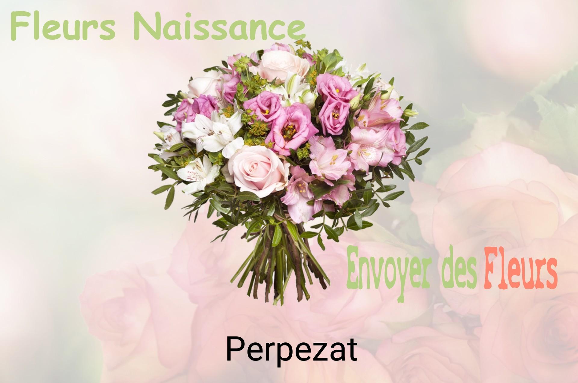 Bouquet de fleurs de naissance livré à Perpezat